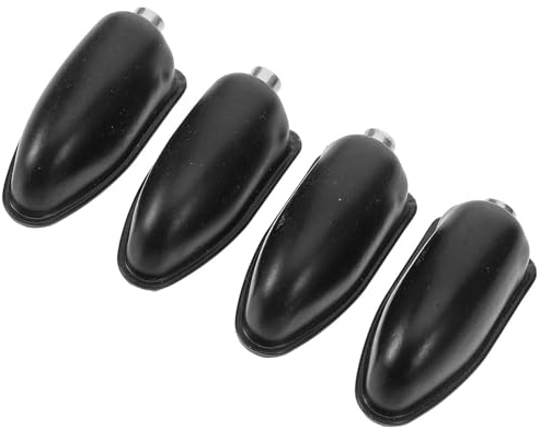 LOLIPPYY 4 Stück Schwarze Metallverbinder für Snare Drum Lugs Langlebige und Verschleißfeste Trommelösen mit Verbesserter Stabilität Geeignet für Drum Zubehör