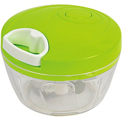 Japanese Design Easy Pull Manual Food Chopper Vegetable Slicer and Dicer Compact Size 5 inches Diameter Made in Japan