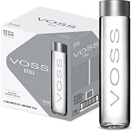 VOSS Still Water Glass Bottle, 16.55 kg