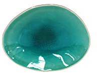 Costa Nova, Riviera colección, Vajilla elegante, gres, Plato oval , azur (azul), 16 cm, 6 piezas