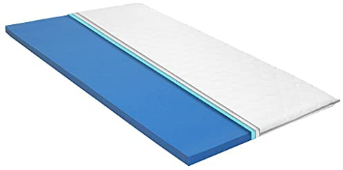 vidaXL Matratzenauflage 90 x 200 cm viskoelastischer Memory-Schaum 6cm