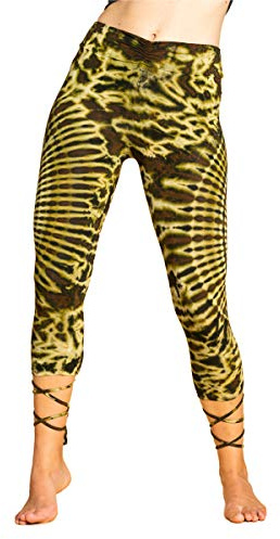 PANASIAM Leggings lace-up 3/4 TD14 Olive, M