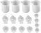 Supvox 16 Pcs Silicone Measuring Cups for Resin,Silicone Mixing Cups DIY Glue Tools Cup for Epoxy Resin Casting Molds Slime Art Waxing