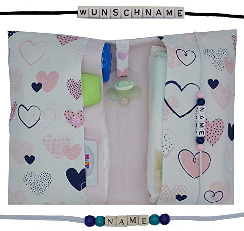 Große Windeltasche XXL mit Name Wickeltasche