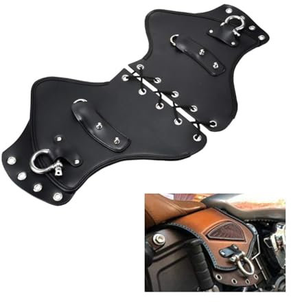 HDBUBALUS Deflettore Paracalore per Sella In Pelle Moto Universale per Harley Kawasaki Yamaha Suzuki Black