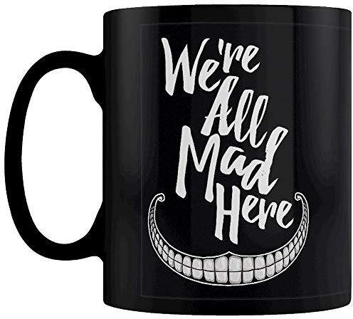 Grindstore We're All Mad Here Tafelbecher Schwarz