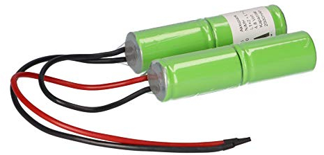 Notleuchten Akkupack 4,8V 2500mAh NiMH L1x2 + L1x2 Hochtemperatur Akku für Sicherheitsbeleuchtung