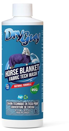 Horse Blanket Fabric Tech Wash – Eco‑Friendly, Highly Concentrated Deep Clean for Turnouts, Stable Sheets & Rugs, Restores Waterproofing, Breathability & Performance