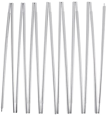 BRILLIANCE4U Zeltstangen Ersatz 1/2 13 mm, passend für Innen- und Außenzelt, leichtes Zeltstangen-Reparaturset, 7001 Aluminiumlegierung, Zeltstange, 7,3 m, 26,7 cm, 2 Stangen
