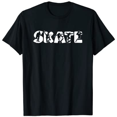 Skate Silhouette Skateboard-Kleidung T-Shirt