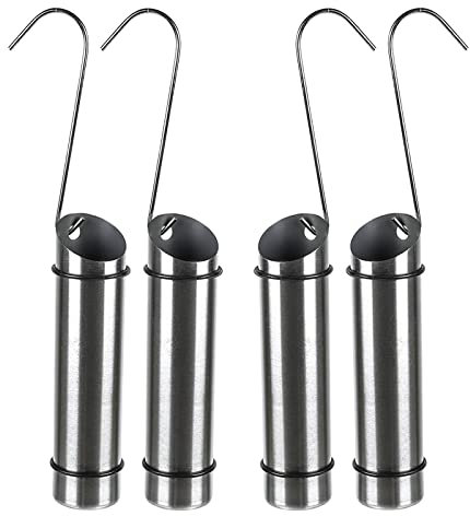 Set of 4 Compact Stainless Steel Hanging Humidifier Radiator – Regulates Dry Air Moisture Humidity – Humidifier with S Shaped Hooks By Crystals®