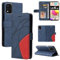 SLWYF Handyhülle Kompatibel mit LG K42/K52/K62 Hülle,LG K42/K52/K62 Hülle Leder,Etui Flip Handytasche Schutzhülle für LG K42/K52/K62, Blau