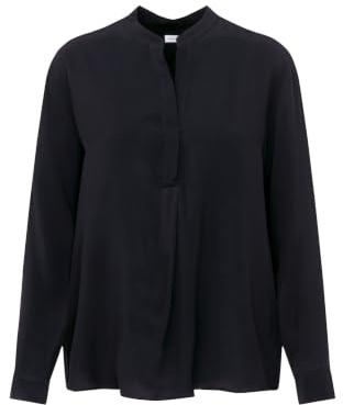 Seidensticker Damen Bluse - City Bluse - Tunika mit V-Ausschnitt - Regular Fit - Langarm - Uni - 100% Viskose