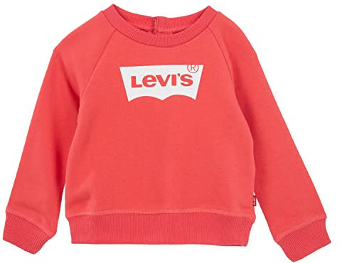 Levi'S Kids Lvg Key Item Logo Crew Baby Girls 18 Months Rose of Sharon