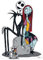 SC4184 Pappaufsteller Jack und Sally Nightmare Before Christmas, lebensgroß, mit Mini-Desktop-Figur