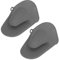 2 uds Manoplas para Horno, Manoplas para Cocinar, Manoplas Horno, Guantes Horno Cocina, Manoplas para Horno de Silicona(Gris)