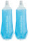 GUYI GYGYL 2 Stück 500 ml weiche Trinkflasche zum Laufen, TPU, zusammenklappbar, für Trinkrucksack, Wandern, Radfahren, Klettern