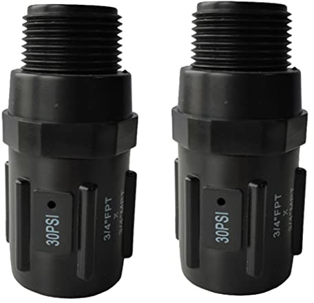 Régulateurs De Pression 30psi Système D'irrigation Goutte À Goutte Réducteur De Pression Vanne À Faible Débit Réducteur De Pression D'irrigation Régulateur De Système D'irrigation Pour Jardin 3/4