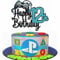 Kiwochy Geburtstag Videospiel Torten Deko Gaming Dekoration Happy 12th Birthday Tortendeko Videospiel Cupcake Topper Geburtstag Junge Videospiel Torten Deko für Spiel Thema Party Dekoration