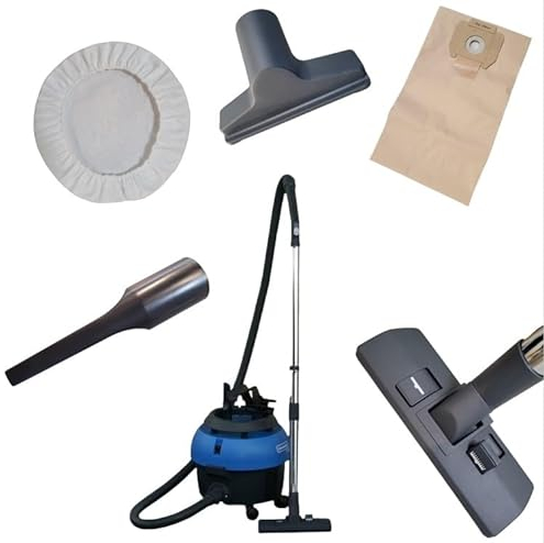 Cleanfix S10 Plus Staubsauger 850 Watt - Staubsauger mit Kabel (10m) blau, Trockensauger