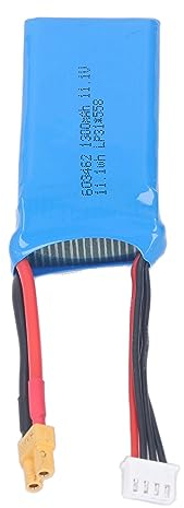 VGEBY Batterie Lipo de Planeur RC 11.1V 1300mah Remplacement de Batterie au Lithium Portable XK X450 pour Planeur RC