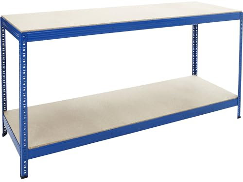 kaiserkraft | Werkbank | Breite 140 cm | 2 Etagen