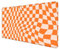 SXCKANG Grand tapis de souris à carreaux orange bohème rose, tapis de souris kawaii étendu, tapis de souris pour clavier, accessoires de bureau pour femme, décoration de bureau, 90 x 40 cm