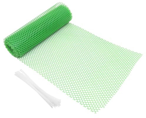 DIKACA 1 Set Rete Di Recinzione in Plastica Recinzione in Filo Metallico Filo Di Pollo Rotolo Rete Di Cervi Pannello Del Rete Barriera Per Animali Rete Per Pollaio Rete Per Gatti Coniglio