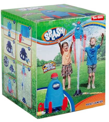 Wassersprinkler Rakete Wasserspiel Garten spaß