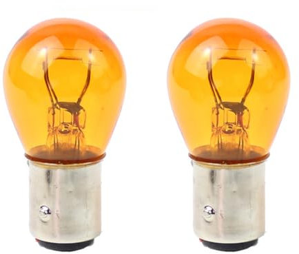 ShuoHui Orange Gelb Rück- Bremslicht Lampe BAY15d P21/5 Rot Watt P21/5W 12V KFZ-Lampe Bremslicht Rücklicht Glühlampe Kugellampe (10)