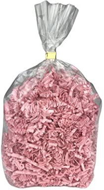 schenken-24 5 x Füllmaterial rosa - 30 g pro Packung - Geschenkverpackung - Deko - Papier für Geschenkkorb - Präsentkörbe -