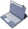 Goshyda for Tab P12 Case with Keyboard, Rechargeable Detachable Touchpad Keyboard Case with Pen Holder for Tab P12 12.7inch 2023 (Purple)