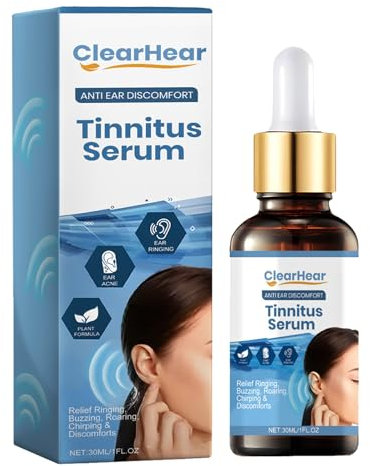 Líquido para los Oídos,Gotas Tratamiento Oídos,Solución para El Cuidado de Los Oídos,Alivio de Gotas de Cera de Oído,Gotas Para Remedio De Oídos,Alivio del Tinnitus para el Zumbido de Oídos,30ML