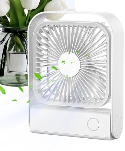 4-Speed Table Shaking Fan, Table Shaking Fan, Quiet Table Fan, USB Charging Small Fan, Personal Small Fan, Easy To Use, Portable For Easy To Use, Portable For For Home Workplace