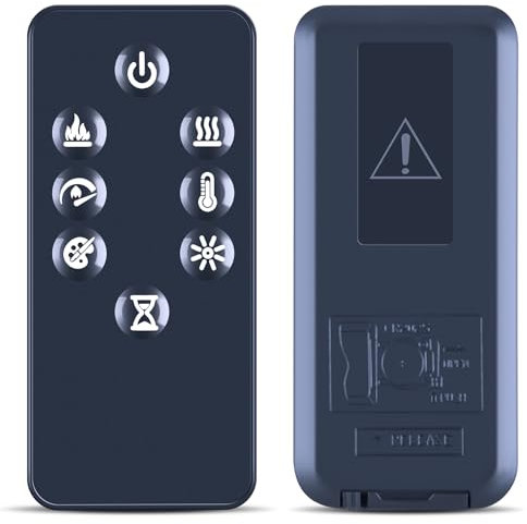 TCNOUMT New Replacement Remote Control fit for Dimplex Multi-Fire Plug-in Electric Firebox XHD28L XHD28G