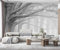 songqians Papier Peint Panoramique 3D Grand Arbre Noir Et Blanc Fonds d'écran Tapisserie Mural Salon Chambre Décoration Murale -SQ010-250x175cm（Width x Height）
