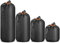 Windfromort 4 Piezas Funda Objetivo en Neopreno - Kit Bolsa Fotografica Impermeable - Funda Lente Cámara Universal para Canon/Nikon/Sony (Negro)