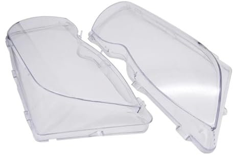 Coche Lente Faros para BMW E46 3-Series 2002-2006, Cubierta de Lámpara Cabeza Faro Delantero Cristal Pantalla Carcasa de LáMpara,A/Left and Right