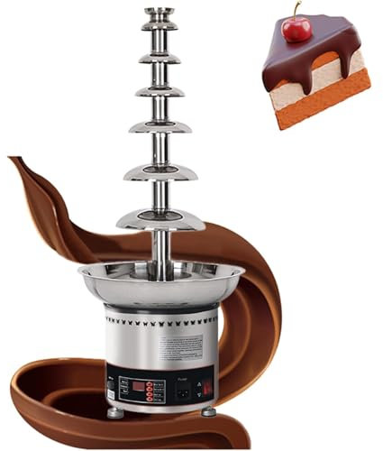 Electric Chocolate Fountain Machine, Multi-Function Melting Pot for Strawberries, Cherries, Marshmallows, Perfect for Parties, Events