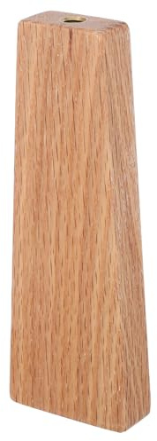 FIXOSHEE Rustikaler Holz Bierzapfhahngriff Ersatz für Bierfässer Ergonomisch Geformt Hellbraun Zubehör für Heimbrauen Bars und Zapfanlagen