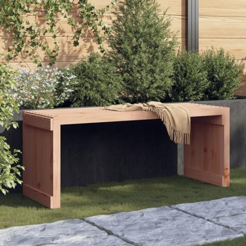Frdhee Sitzbank, Gartenmöbel Gartenbank, Balkonbank, Gartenbank Ausziehbar 212,5x40,5x45 cm Massivholz Douglasie, Gartenmöbel Bänke Für Terrassen, Balkon, Outdoor, Wetterfest