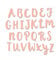 Sizzix 661710 Thinlits Stanzen Set 26 Stück-Pinsel-Alphabet Großbuchstaben von Debi Potter, Stahl, mehrfarbig, 25.6 x 14.5 x 0.2 cm