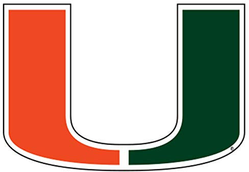 Miami Magnet (ORG/GRN U MIAMI MAGNET (7,6 cm, 15,2 cm),