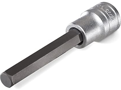 Teng Tools 14 mm 1/2 Zoll Antrieb, metrischer Sechskant, 9,9 cm, extra lang, Chrom-Vanadium-Stecknuss | Mechanikerwerkzeug | Handwerkzeug – M122514-C