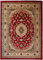 Carpeto Teppich Orientteppich Rot 140 x 190 cm Medaillon Konturenschnitt Muster Iskander Kollektion