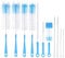 Vicloon Cepillo de Botellas, 11 Pcs Cepillo de Limpieza Botella con Cerdas de Nylon, Cepillo de Tubo de Pajitas para Botellas de Cristal Deportes Botellas de Agua Tetera El Teclado de Ordenador…