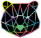 2 x Polygon Tier Sticker Hologramm Aufkleber Tiere Origami Geometrisch Selbstklebend Kunst für Auto Motorrad Laptop Kühlschrank Wand Dekor R117 (Bär)