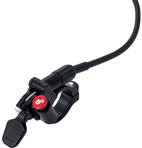 Chooee Leva di Blocco Remoto della Bicicletta.MTB Interruttore di Blocco della Sospensione per forche di bloccaggio remoto Bike,Rosso