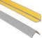 ProfiPVC Profilo Angolare PVC 25x25 mm, 200cm - Listello di protezione in plastica flessibile - Striscia autoadesiva - Riparo dei profili angolari e bordi, facile da installare - Grigio