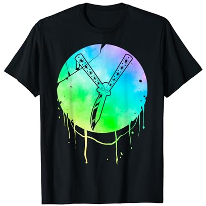 Cuchillo de mariposa Balisong Dicha Camiseta